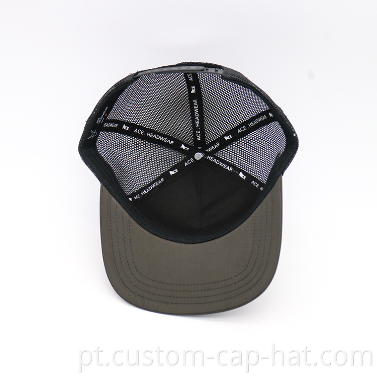 black mesh cap